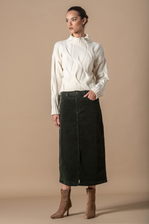 Skirt cord 98%cot,2%ela