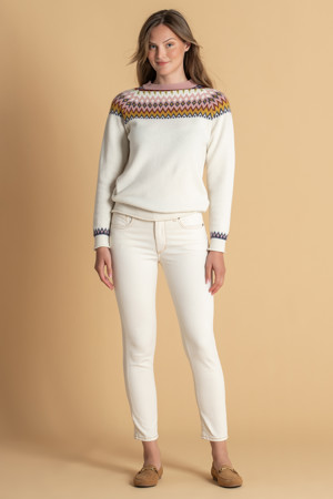 Inez-LT / Tight fit / Off white