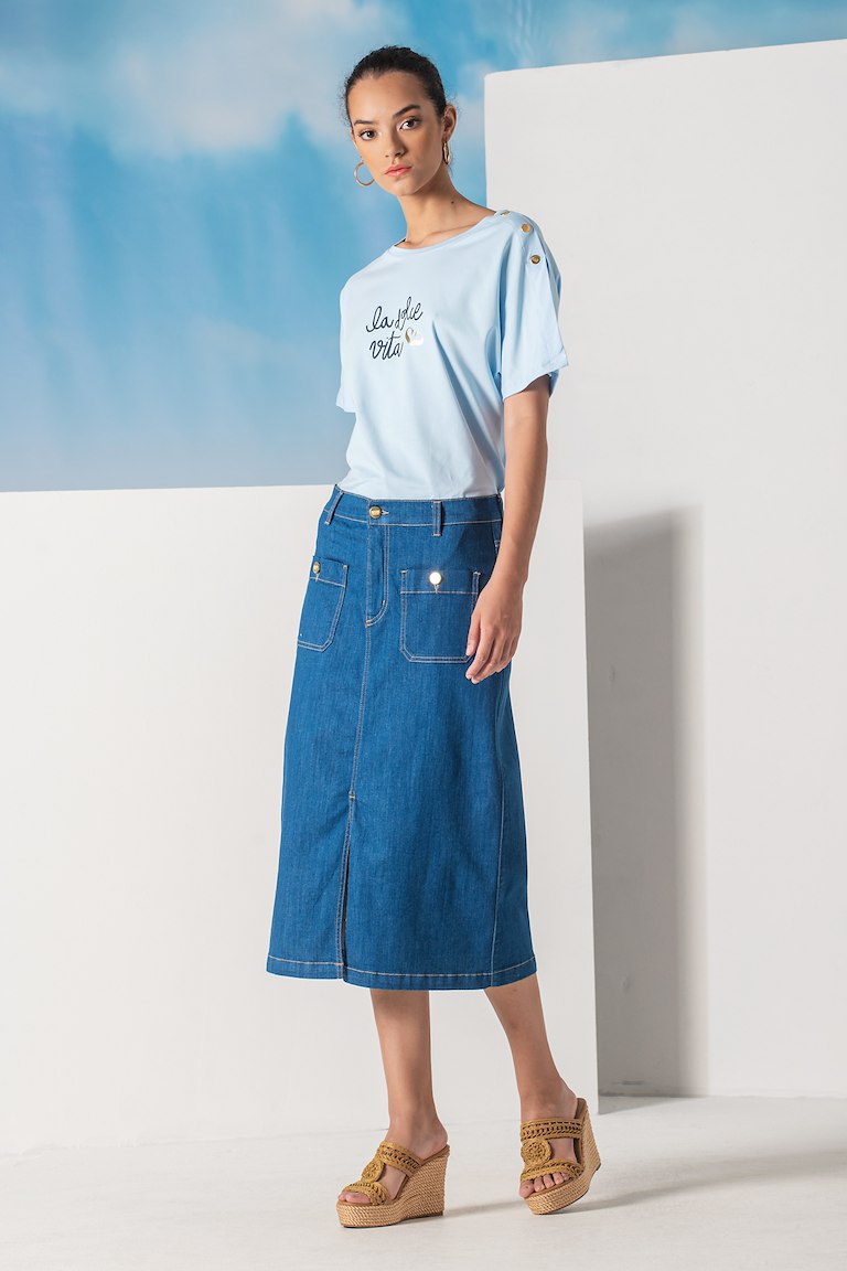 Summer-SB / Casual fit / Blue sky