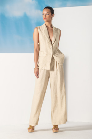 7/8 Linnen stretch 100% Linnen