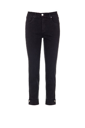 7/8 Denim stretch trousers 66%cot 20%poly 11%vis 2%ela