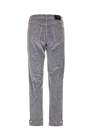 7/8 Corduroy leo print 98%cot 2%ela