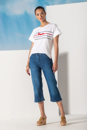 Fay-BA / Bootcut fit / Blue spray