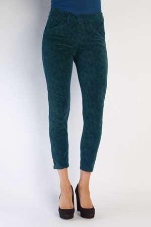 Rina-VP / Tight fit / Petrol velvet