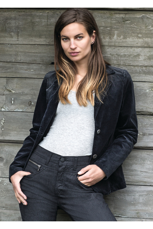 LUNA-V / Velour blazer