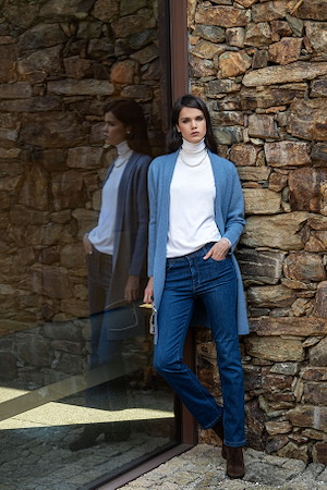 7/8 jeans denim 90%cot 8%pol 2%ela