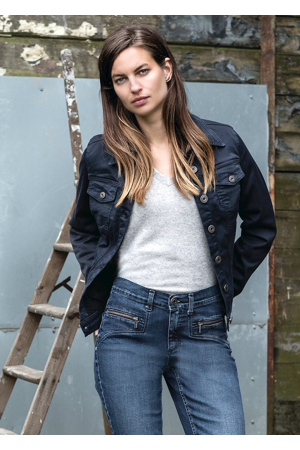 Jacket recovery stretch87%cot10%pol3%ela