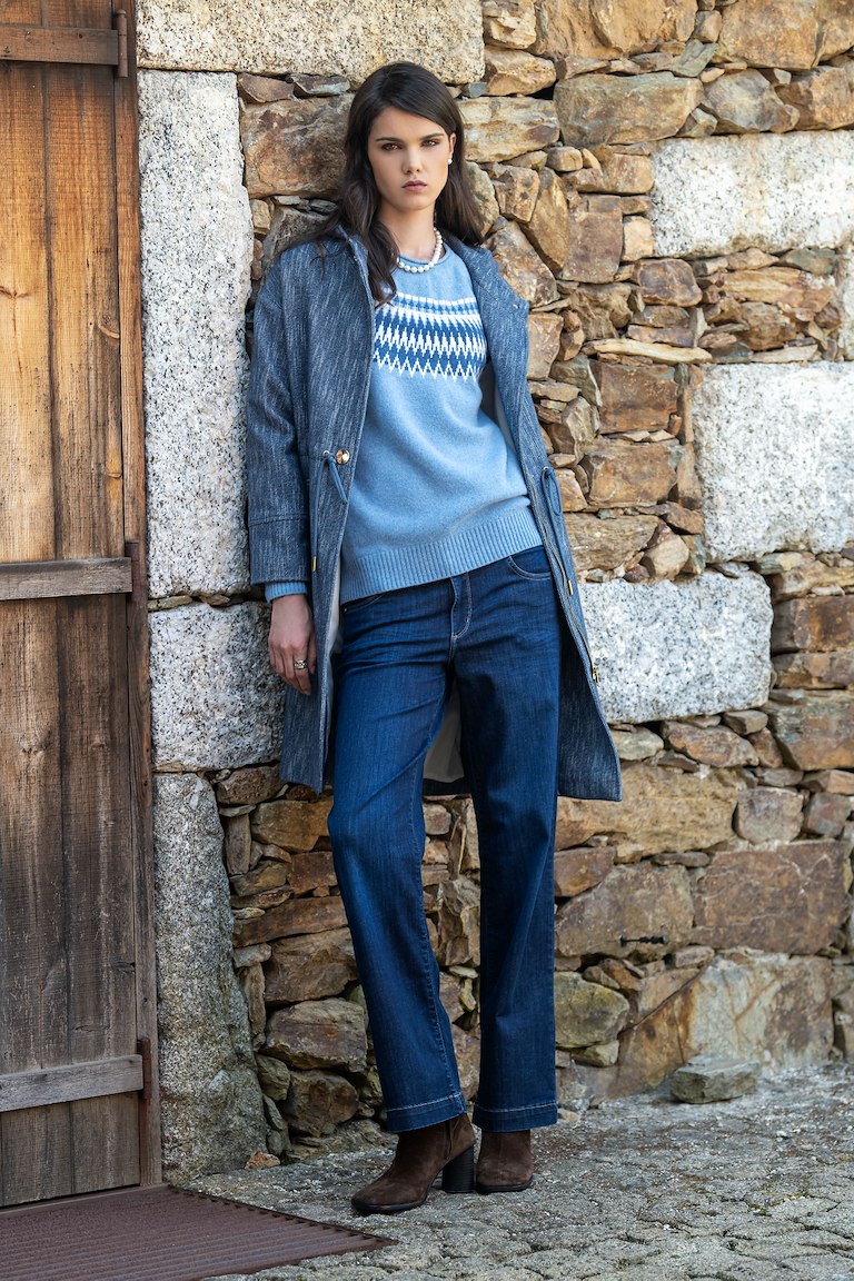 Jeans w/buckle 90%cot 8%pol 2%ela