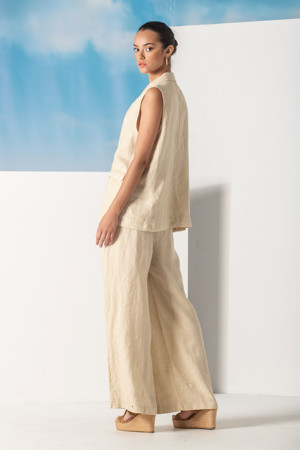 7/8 Linnen stretch 100% Linnen