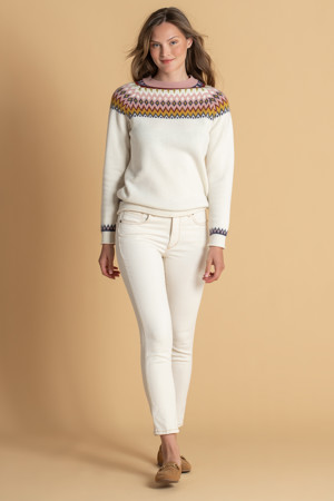 Inez-LT / Tight fit / Off white