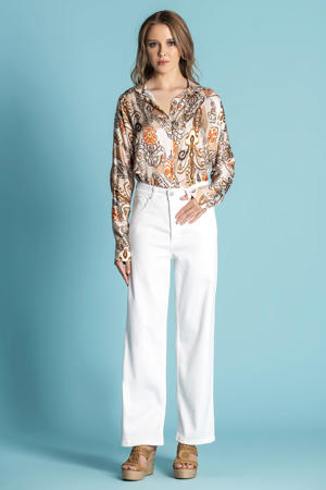 Rissa-LT / Wide flair / White