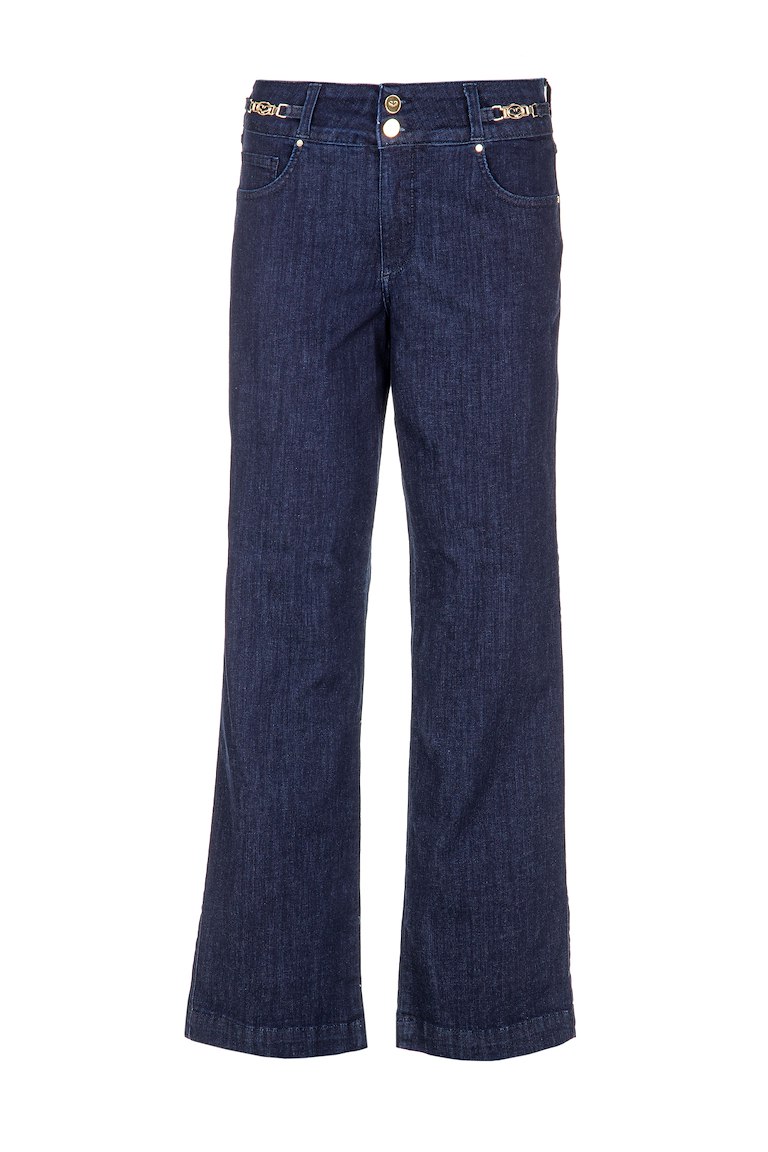 L30 jeans w/buckle 90%cot 8%pol 2%ela